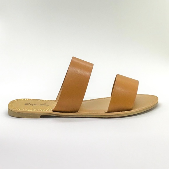 Last Pair🚨size 7 Camel Two Band Slides - Picture 4 of 5